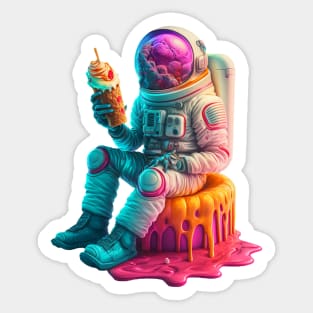 Space cake delight Sticker